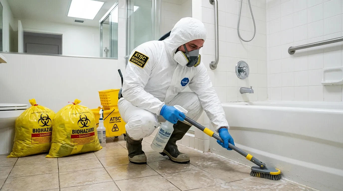 Decontamination equipment deployed for Blood Cleanup in Seneca